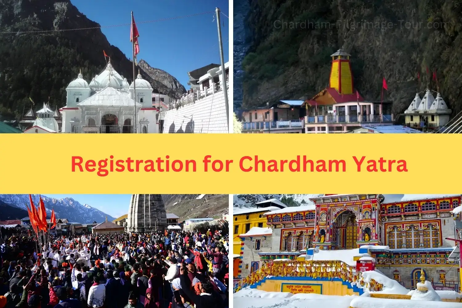 Registration for Chardham Yatra 2026